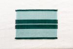 Woven Cotton Dining Placemat | Forrest Green | Tableware by NEEPA HUT. Item made of cotton & fiber