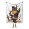 "Oh Cap'n my Cap'n" Sherpa Blanket | Linens & Bedding by Greg "CRAOLA" Simkins