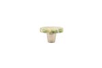 Pebble Pistachio Cream Round Knob | Hardware by Windborne Studios. Item composed of glass