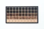 Gradient Shou Sugi Ban artwork, 56.5" x 30" | Wall Sculpture in Wall Hangings by Craig Forget. Item composed of wood in mid century modern or contemporary style
