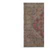 Vintage Handknotted Turkish Unusual Rug with Floral Border | Area Rug in Rugs by Vintage Pillows Store. Item made of fiber