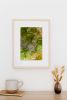 viridescent blooms | abstract original art | Mixed Media in Paintings by Megan Spindler