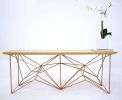 Yoshi Bench | Benches & Ottomans by MODERNCRE8VE. Item made of wood with copper