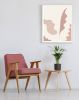 Scandinavian Abstract print in Nude Blush and Pink colors | Prints by Capricorn Press. Item made of paper works with boho & minimalism style