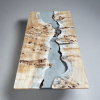 Clear Epoxy Coffee Table | Tables by Ironscustomwood. Item composed of wood