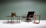 Gallagher Lounge Chair | Chairs by Tronk Design. Item made of oak wood with leather