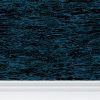 Water - Black on Blue - Large Wallpaper Print | Wall Treatments by Sean Martorana. Item composed of paper