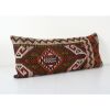 Extra Long Lumbar Kilim Cushion Bedding Pillow, Hippie Turki | Pillows by Vintage Pillows Store