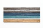 Beachscape: Gradient wood wall art | Wall Sculpture in Wall Hangings by Craig Forget. Item composed of wood in mid century modern or contemporary style