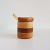 Main de sel - cherry(birch)/oak (Price taxes included) | Vessels & Containers by Slice of wood / Tranche de bois