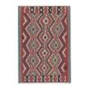Vintage Geometrical Turkish Kilim Rug 3'10'' X 5'7'' | Area Rug in Rugs by Vintage Pillows Store