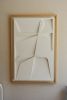 No. 12 Japandi Plaster Wall Relief - Scandinavian Neutral Decor | Wall Sculpture in Wall Hangings by Joseph Aurelius