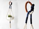 Macrame Plant Hanger, 37" - The Midnight Horizon | Plants & Landscape by Freefille