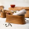 Oak Mortar and Marble Pestle | Tableware by The Collective