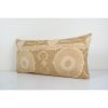 King Bed Vintage Cotton Suzani Pillow Cover, Exquisite White | Cushion in Pillows by Vintage Pillows Store