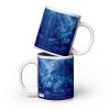 Coffee Mug - Thunder - Deep Electric Blue Storm | Work by Eman's Gallery