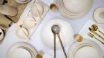 Handmade Easter Dinnerware Set - White Ceramic Plates | Dinnerware by YomYomceramic. Item made of ceramic