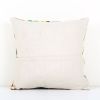 Vintage Turkish Handmade Large Patchwork Cushion, Flat-Weave | Pillows by Vintage Pillows Store
