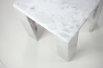 ChunkY02 - Carrara marble side table | Tables by DFdesignLab - Nicola Di Froscia. Item composed of marble in minimalism or contemporary style