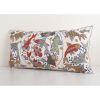 Animal Motif Suzani Pillow, Vintage Fish Motif Embroidered H | Cushion in Pillows by Vintage Pillows Store