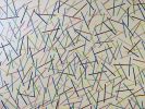 Kerplunk 40"x30" | Mixed Media in Paintings by Emeline Tate. Item made of synthetic