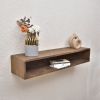 Mid Century Modern Floating Tv Stand, Floating Tv Console | Media Console in Storage by Picwoodwork. Item made of wood