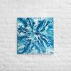 Canvas Print - Riptide - Fluid Abstract Exploding Blue Wave | Work by Eman's Gallery