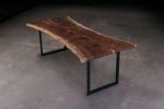 Live Edge Walnut Dining Table | Tables by Urban Lumber Co.. Item composed of wood and metal
