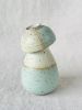 Sake bottle and cup set - Seafoam Modern Handmade Ceramics | Dinnerware by Tomoko Ceramics