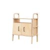 Minimalist Bookcase, Media Console Cabinet, Credenza | Book Case in Storage by Plywood Project. Item composed of oak wood compatible with minimalism and mid century modern style