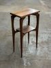 Modern Wood Console Table: Sculptural Entryway Sofa Table, USA made | Tables by Marco Bogazzi