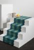 Organic Cotton/Viscose Table Runner in green | Linens & Bedding by BOI. Item made of cotton compatible with contemporary style