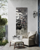 Aqua High Wave Wall Décor Silver Set of Two | Decorative Objects by PlusObject
