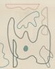 Minimal Abstract Line Drawing, Pastel Colorful Modern | Prints by Capricorn Press. Item made of paper compatible with boho and minimalism style