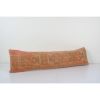 Extra Long Turkish Carpet Pillow Cover, Anatolian Rug Cushio | Cushion in Pillows by Vintage Pillows Store