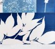 Alpine Botanical Quilt One | Collage in Paintings by Kathy Ferguson Art