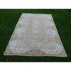 Vintage Turkish Soft Color Living Room Rug, Shabby Chic | Area Rug in Rugs by Vintage Pillows Store. Item composed of cotton