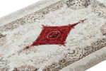 Rug & Kilim’s Modern Classics Rug with Red Medallion | Area Rug in Rugs by Rug and Kilim