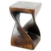 Haussmann® Original Wood Twist Stool 10 X 10 X 16 In | Chairs by Haussmann®