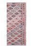 Vintage Natural Pink Jajim Turkish Wool Kilim Rug | Area Rug in Rugs by Vintage Pillows Store. Item made of fiber