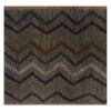Turkish Zig Zag Gray Wool Shaggy Tulu Runner 2'10" X 7' | Runner Rug in Rugs by Vintage Pillows Store. Item composed of wool & fiber