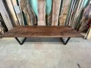 Walnut Dining Table | Tables by Good Wood Brothers. Item made of walnut works with mid century modern style