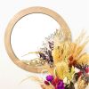 Round Hardwood Mirror | Decorative Objects by Dot & Rose. Item made of maple wood with glass