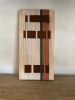 Woven Tile - String Theory- Suede and Grey #1 | Wall Sculpture in Wall Hangings by Mpwovenn Fiber Art by Mindy Pantuso