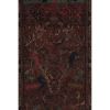Vintage HandkVintage Handknotted Animal Garden Rug | Area Rug in Rugs by Vintage Pillows Store. Item composed of cotton and fiber
