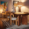 Psychedelic Labyrinth Beige Dip Dye Rug | Work by District Loom