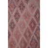 Vintage Faded Turkish Jajim Kilim Rug 5'7'' x 7'5'' | Area Rug in Rugs by Vintage Pillows Store. Item composed of fiber