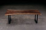 Live Edge Walnut Dining Table | Tables by Urban Lumber Co.. Item composed of wood and metal