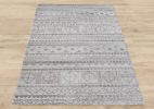 Tribal Geometric Area Grey Ivory Boho Rug | Area Rug in Rugs by Swiflo
