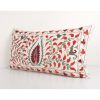 Red Tree of Life Pillow Case Made Out of a Vintage Uzbek Sam | Cushion in Pillows by Vintage Pillows Store